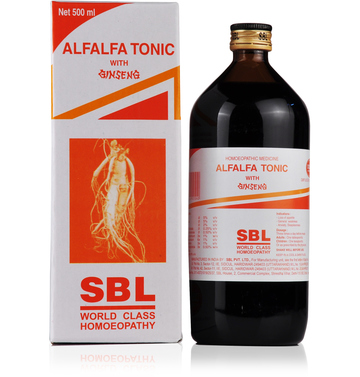 SBL Alfalfa Tonic with Ginseng Homeopathic Medicine